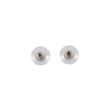 画像をギャラリービューアに読み込む, CHANEL シャネル ピアス ココマークボタン クリアラメ シルバー 06P earrings mini button clear glitter 06P SV 美品 中古 4a000625