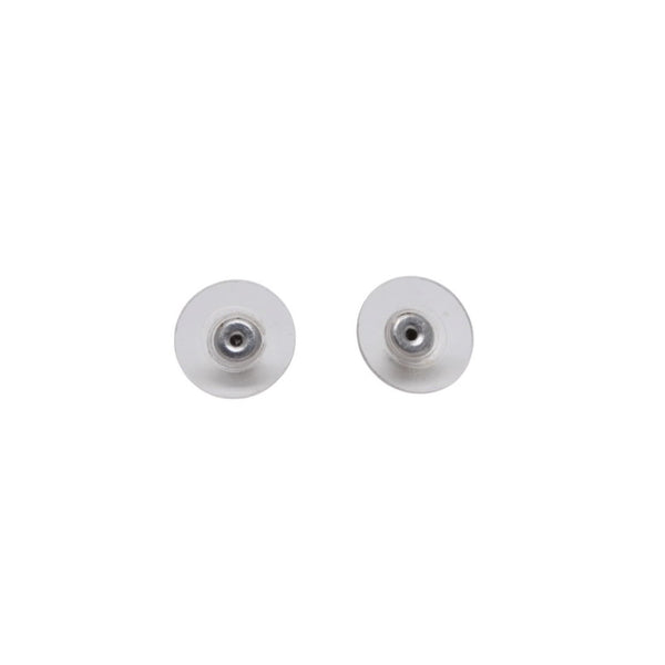 CHANEL Earrings here mark button clear glitter silver 06P earrings mini button clear glitter 06P SV Good Condition Used 4a000625
