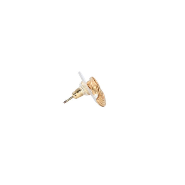 極美品 ピアス ココマークカーブ線 ゴールド 00A 刻印片側 earrings CC curve Bar 00A GD 美品 中古 4a000636