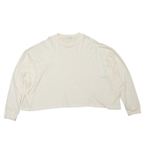 The Row Wessler Long Sleeve T-shirt 688-F911 White Cotton Size L Good Condition Used 4a001194