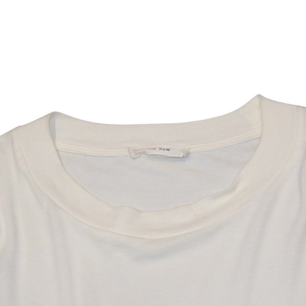The Row Wessler Long Sleeve T-shirt 688-F911 White Cotton Size L Good Condition Used 4a001194