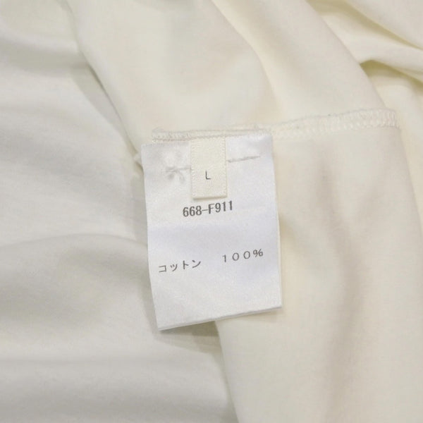 The Row Wessler Long Sleeve T-shirt 688-F911 White Cotton Size L Good Condition Used 4a001194