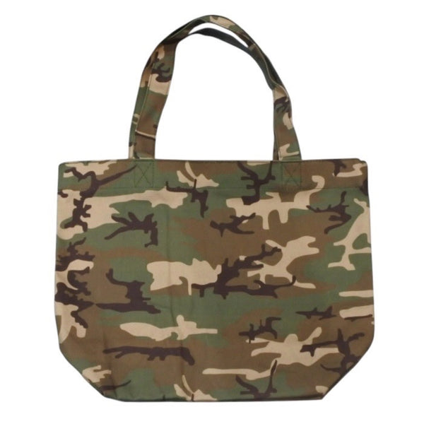 New and unused ROCAWEAR camouflage tote bag travel bag handbag green white logo used 4a001546