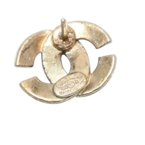 極美品 ピアス ココマークカーブ線 ゴールド 00A 刻印片側 earrings CC curve Bar 00A GD 美品 中古 4a000636