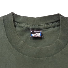 画像をギャラリービューアに読み込む, VINTAGE ヴィンテージ 90's TAKING LOUD トーキング ラウド 半袖Tシャツ サイズXL ダークグリーン レーベル 美品 中古 4a001512