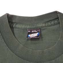 画像をギャラリービューアに読み込む, VINTAGE ヴィンテージ 90's TAKING LOUD トーキング ラウド 半袖Tシャツ サイズXL ダークグリーン レーベル 美品 中古 4a001512
