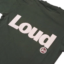 画像をギャラリービューアに読み込む, VINTAGE ヴィンテージ 90's TAKING LOUD トーキング ラウド 半袖Tシャツ サイズXL ダークグリーン レーベル 美品 中古 4a001512