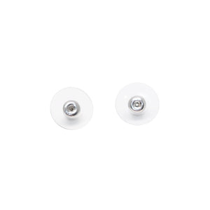 Very Good Condition CHANEL Chanel Earrings Rhinestone Coco Mark Silver A14V Engraved One Side Earrings small CC rhinestone A14V SV Good Condition Used 4a000645