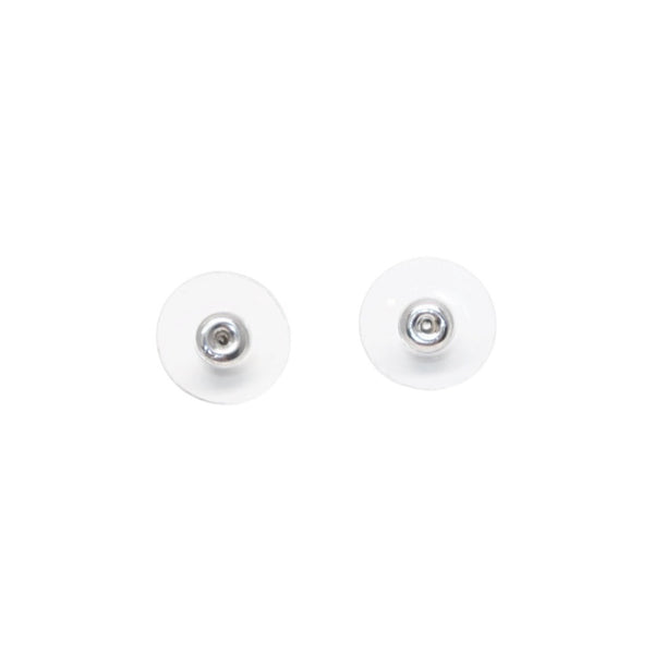 Very Good Condition CHANEL Chanel Earrings Rhinestone Coco Mark Silver A14V Engraved One Side Earrings small CC rhinestone A14V SV Good Condition Used 4a000645