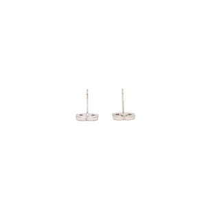 Very good condition CHANEL Chanel earrings here mark mini orange silver 04P engraved on one side earrings mini CC orange 04P SV good condition used 4a000634