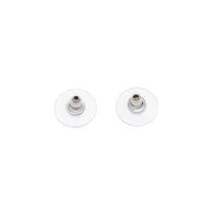 Very good condition CHANEL Chanel earrings here mark mini orange silver 04P engraved on one side earrings mini CC orange 04P SV good condition used 4a000634