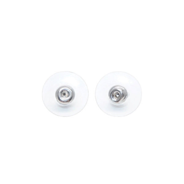 Very good condition CHANEL Chanel earrings here mark mini orange silver 04P engraved on one side earrings mini CC orange 04P SV good condition used 4a000634