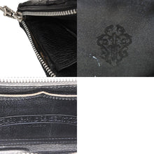 画像をギャラリービューアに読み込む, CHROME HEARTS クロムハーツ REC F ZIP QUILTED セメタリークロスパッチ 長財布 ダガー キルティング ブラック シルバー925 良品 中古 4a001520