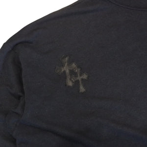 CHROME HEARTS Y NOT Pullover Hoodie Size XL Cemetery Cross Patch 12 Patches Charcoal Gray Good Condition Used 4a001320