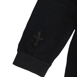 CHROME HEARTS Y NOT Pullover Hoodie Size XL Cemetery Cross Patch 12 Patches Charcoal Gray Good Condition Used 4a001320