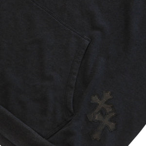 CHROME HEARTS Y NOT Pullover Hoodie Size XL Cemetery Cross Patch 12 Patches Charcoal Gray Good Condition Used 4a001320