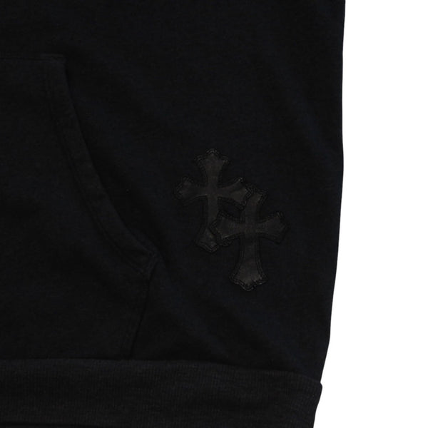 CHROME HEARTS Y NOT Pullover Hoodie Size XL Cemetery Cross Patch 12 Patches Charcoal Gray Good Condition Used 4a001320