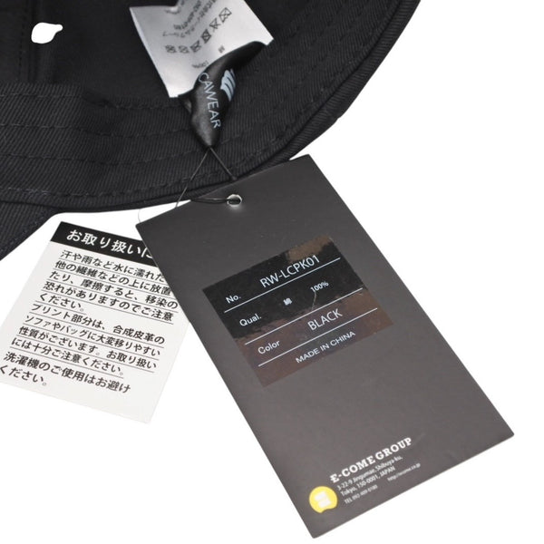 New and unused ROCAWEAR Cap RW-LCPK01 JAY-Z Logo Cotton Black Used 4a001548