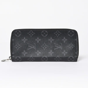 LOUIS VUITTON ルイヴィトン ジッピーウォレットヴェルティカル 長財布 モノグラムエクリプスキャンバス モノグラム ブラック シルバー金具 M62295 美品 中古 4a006643