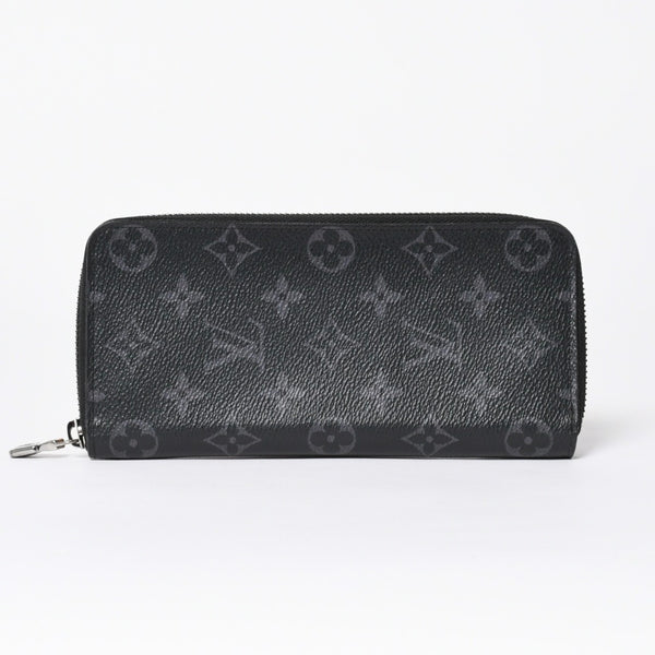 LOUIS VUITTON ルイヴィトン ジッピーウォレットヴェルティカル 長財布 モノグラムエクリプスキャンバス モノグラム ブラック シルバー金具 M62295 美品 中古 4a006643