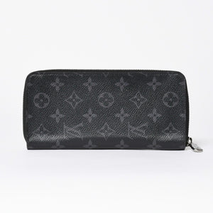 LOUIS VUITTON ルイヴィトン ジッピーウォレットヴェルティカル 長財布 モノグラムエクリプスキャンバス モノグラム ブラック シルバー金具 M62295 美品 中古 4a006643