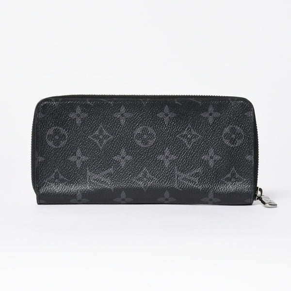 LOUIS VUITTON ルイヴィトン ジッピーウォレットヴェルティカル 長財布 モノグラムエクリプスキャンバス モノグラム ブラック シルバー金具 M62295 美品 中古 4a006643