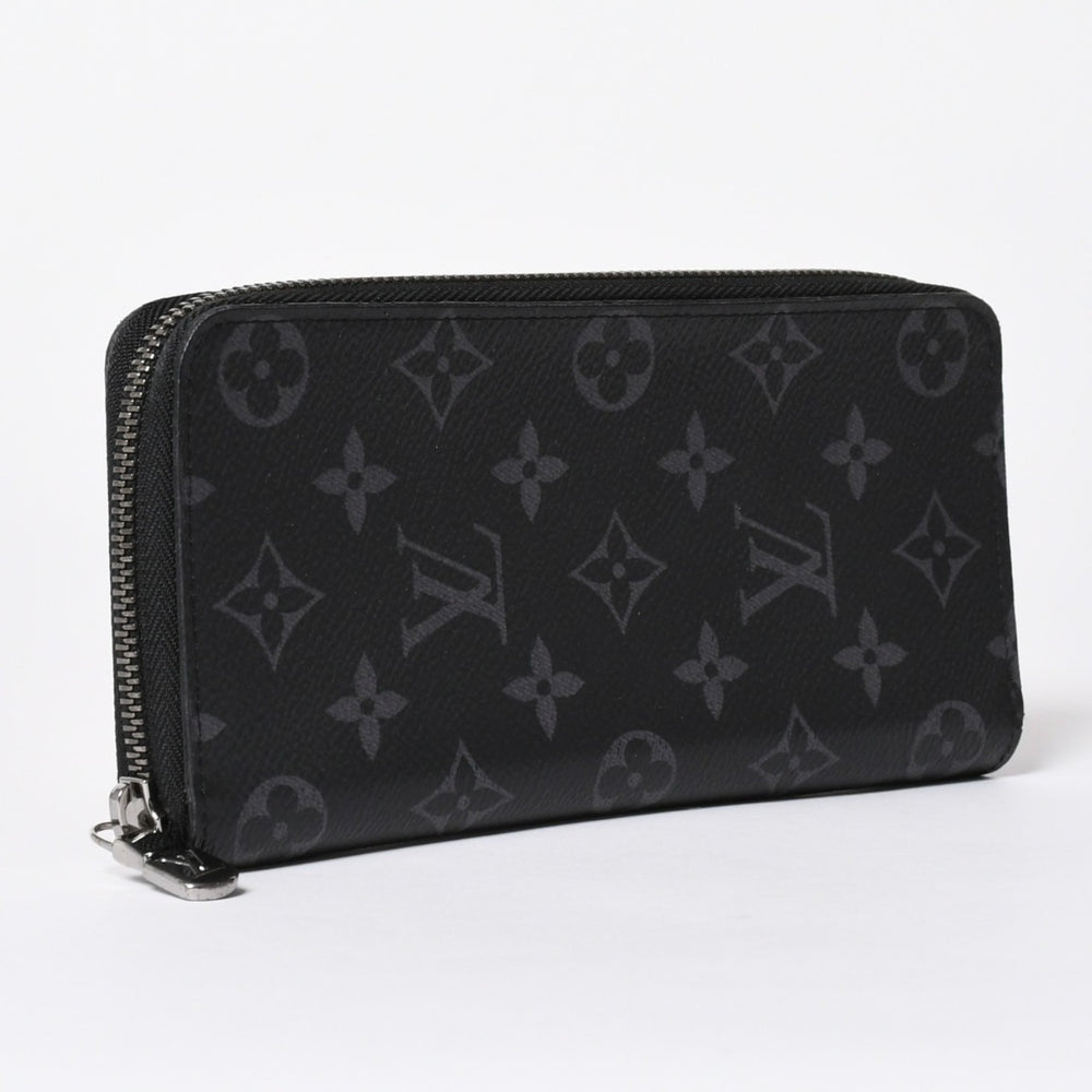 LOUIS VUITTON ルイヴィトン ジッピーウォレットヴェルティカル 長財布 モノグラムエクリプスキャンバス モノグラム ブラック シルバー金具 M62295 美品 中古 4a006643
