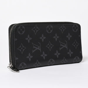 LOUIS VUITTON ルイヴィトン ジッピーウォレットヴェルティカル 長財布 モノグラムエクリプスキャンバス モノグラム ブラック シルバー金具 M62295 美品 中古 4a006643