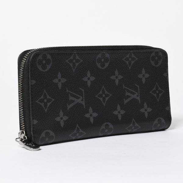 LOUIS VUITTON ルイヴィトン ジッピーウォレットヴェルティカル 長財布 モノグラムエクリプスキャンバス モノグラム ブラック シルバー金具 M62295 美品 中古 4a006643