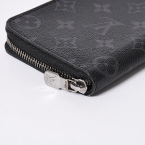 LOUIS VUITTON ルイヴィトン ジッピーウォレットヴェルティカル 長財布 モノグラムエクリプスキャンバス モノグラム ブラック シルバー金具 M62295 美品 中古 4a006643