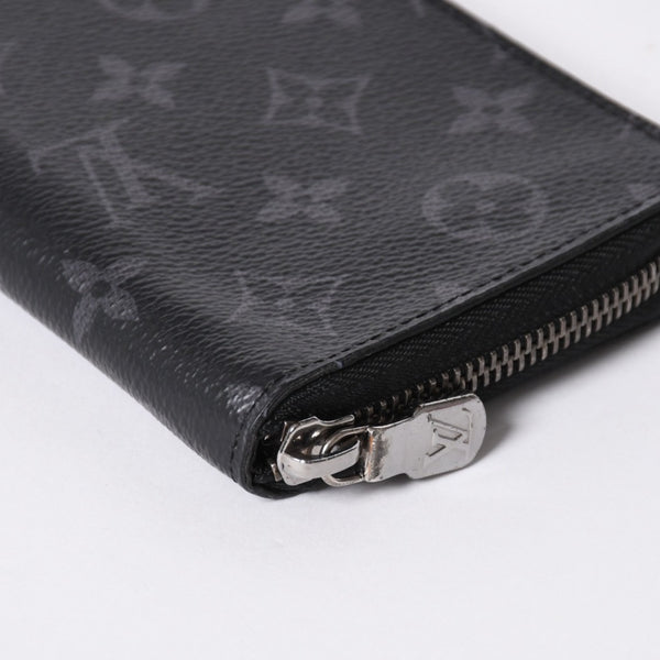 LOUIS VUITTON ルイヴィトン ジッピーウォレットヴェルティカル 長財布 モノグラムエクリプスキャンバス モノグラム ブラック シルバー金具 M62295 美品 中古 4a006643
