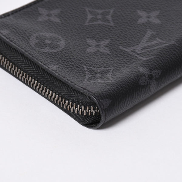 LOUIS VUITTON ルイヴィトン ジッピーウォレットヴェルティカル 長財布 モノグラムエクリプスキャンバス モノグラム ブラック シルバー金具 M62295 美品 中古 4a006643