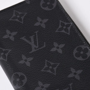LOUIS VUITTON ルイヴィトン ジッピーウォレットヴェルティカル 長財布 モノグラムエクリプスキャンバス モノグラム ブラック シルバー金具 M62295 美品 中古 4a006643