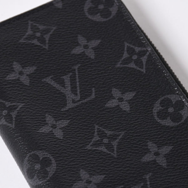 LOUIS VUITTON ルイヴィトン ジッピーウォレットヴェルティカル 長財布 モノグラムエクリプスキャンバス モノグラム ブラック シルバー金具 M62295 美品 中古 4a006643