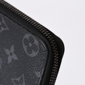 LOUIS VUITTON ルイヴィトン ジッピーウォレットヴェルティカル 長財布 モノグラムエクリプスキャンバス モノグラム ブラック シルバー金具 M62295 美品 中古 4a006643
