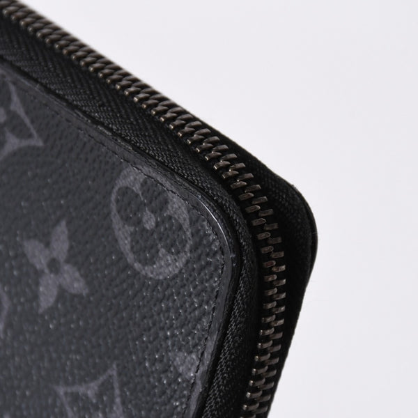 LOUIS VUITTON ルイヴィトン ジッピーウォレットヴェルティカル 長財布 モノグラムエクリプスキャンバス モノグラム ブラック シルバー金具 M62295 美品 中古 4a006643