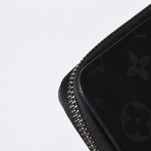 LOUIS VUITTON ルイヴィトン ジッピーウォレットヴェルティカル 長財布 モノグラムエクリプスキャンバス モノグラム ブラック シルバー金具 M62295 美品 中古 4a006643