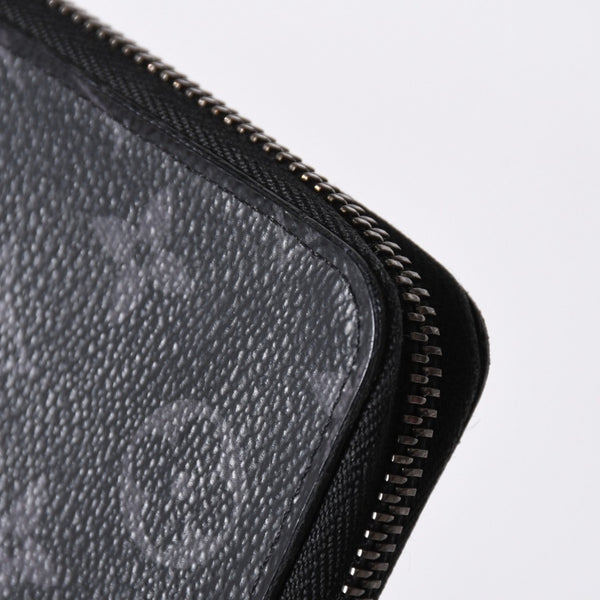LOUIS VUITTON ルイヴィトン ジッピーウォレットヴェルティカル 長財布 モノグラムエクリプスキャンバス モノグラム ブラック シルバー金具 M62295 美品 中古 4a006643