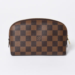 極美品 LOUIS VUITTON ルイ ヴィトン ポシェット ダミ キャンバス/レザー エベヌ レディース N47516 中古 4a006605