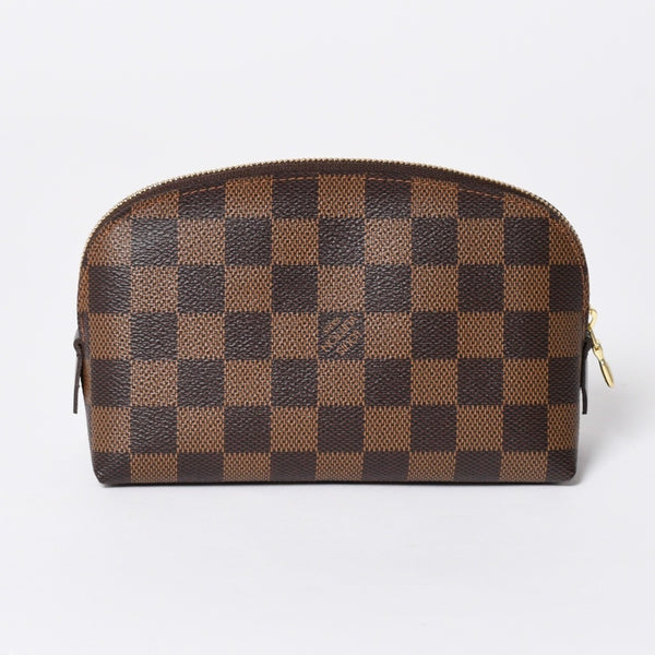 極美品 LOUIS VUITTON ルイ ヴィトン ポシェット ダミ キャンバス/レザー エベヌ レディース N47516 中古 4a006605
