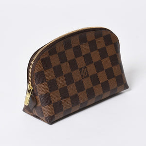 極美品 LOUIS VUITTON ルイ ヴィトン ポシェット ダミ キャンバス/レザー エベヌ レディース N47516 中古 4a006605