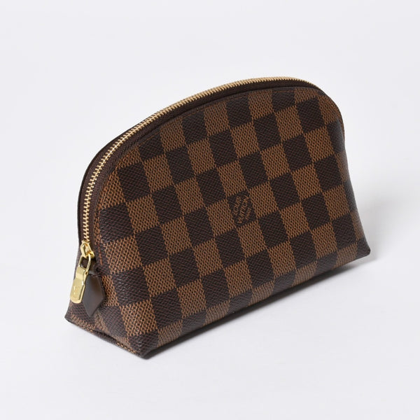 極美品 LOUIS VUITTON ルイ ヴィトン ポシェット ダミ キャンバス/レザー エベヌ レディース N47516 中古 4a006605