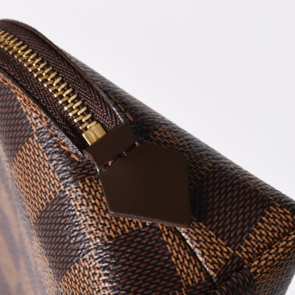 極美品 LOUIS VUITTON ルイ ヴィトン ポシェット ダミ キャンバス/レザー エベヌ レディース N47516 中古 4a006605