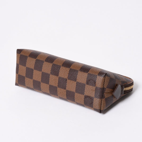 極美品 LOUIS VUITTON ルイ ヴィトン ポシェット ダミ キャンバス/レザー エベヌ レディース N47516 中古 4a006605