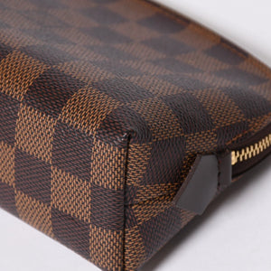 極美品 LOUIS VUITTON ルイ ヴィトン ポシェット ダミ キャンバス/レザー エベヌ レディース N47516 中古 4a006605