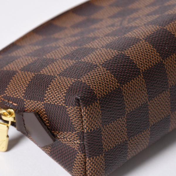 極美品 LOUIS VUITTON ルイ ヴィトン ポシェット ダミ キャンバス/レザー エベヌ レディース N47516 中古 4a006605