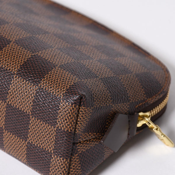 極美品 LOUIS VUITTON ルイ ヴィトン ポシェット ダミ キャンバス/レザー エベヌ レディース N47516 中古 4a006605
