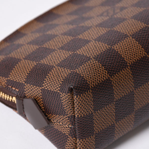 極美品 LOUIS VUITTON ルイ ヴィトン ポシェット ダミ キャンバス/レザー エベヌ レディース N47516 中古 4a006605