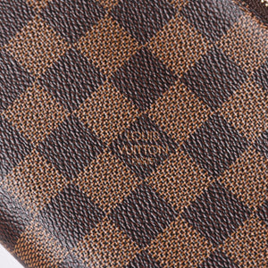 極美品 LOUIS VUITTON ルイ ヴィトン ポシェット ダミ キャンバス/レザー エベヌ レディース N47516 中古 4a006605