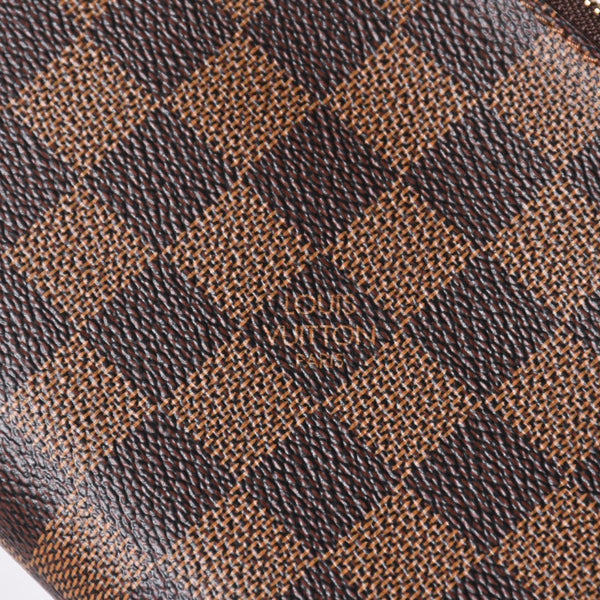 極美品 LOUIS VUITTON ルイ ヴィトン ポシェット ダミ キャンバス/レザー エベヌ レディース N47516 中古 4a006605